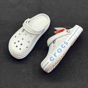 Crocs Bayaband Clog (Light Grey & Blue)