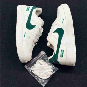 Nike Air Force 1 Low x Supreme (White & Green)