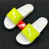 Puma Softride Comfort Slides (Mint Green & White)