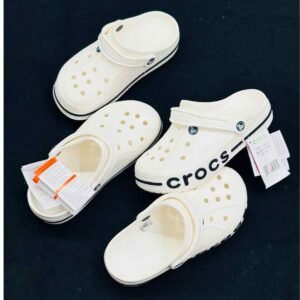 Crocs Bayaband Clog (Off-White & Black)