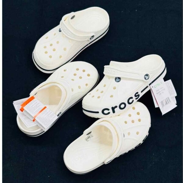 Crocs Bayaband Clog (Off-White & Black)